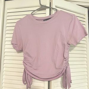 Urban Outfitters cinched tie-side top